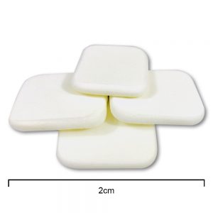 White Makeup Sponges Set of Four 2cm